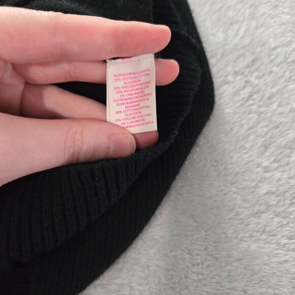 Victorias Secret Womens Black Asymmetrical Full Zip Jacket Size S/P Essential - Picture 4 of 6